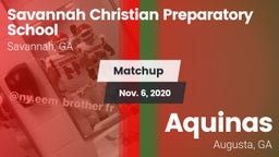 Matchup: Savannah Christian vs. Aquinas  2020