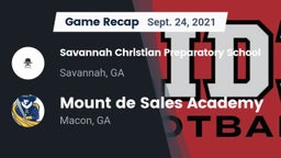 Recap: Savannah Christian Preparatory School vs. Mount de Sales Academy  2021