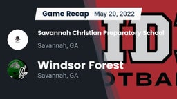 Recap: Savannah Christian Preparatory School vs. Windsor Forest  2022