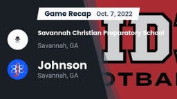 Recap: Savannah Christian Preparatory School vs. Johnson  2022
