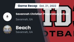 Recap: Savannah Christian Preparatory School vs. Beach  2022