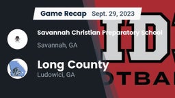 Recap: Savannah Christian Preparatory School vs. Long County  2023