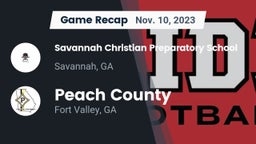 Recap: Savannah Christian Preparatory School vs. Peach County  2023
