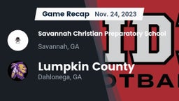 Recap: Savannah Christian Preparatory School vs. Lumpkin County  2023