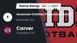 Recap: Savannah Christian Preparatory School vs. Carver  2023