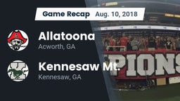 Recap: Allatoona  vs. Kennesaw Mt.  2018