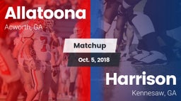 Matchup: Allatoona High vs. Harrison  2018