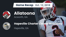 Recap: Allatoona  vs. Hapeville Charter Career Academy 2018