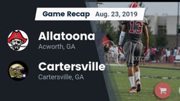 Recap: Allatoona  vs. Cartersville  2019