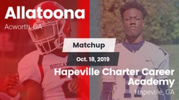 Matchup: Allatoona High vs. Hapeville Charter Career Academy 2019
