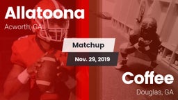 Matchup: Allatoona High vs. Coffee  2019