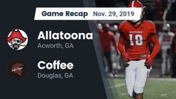 Recap: Allatoona  vs. Coffee  2019