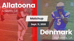 Matchup: Allatoona High vs. Denmark  2020