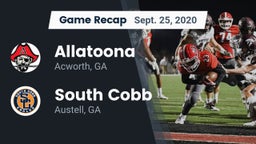 Recap: Allatoona  vs. South Cobb  2020