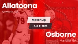 Matchup: Allatoona High vs. Osborne  2020
