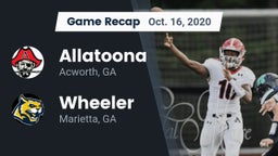 Recap: Allatoona  vs. Wheeler  2020