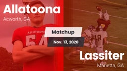 Matchup: Allatoona High vs. Lassiter  2020