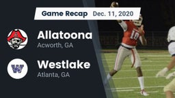 Recap: Allatoona  vs. Westlake  2020