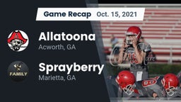 Recap: Allatoona  vs. Sprayberry  2021