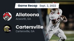 Recap: Allatoona  vs. Cartersville  2022