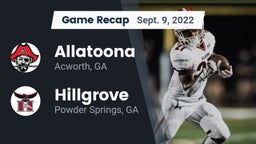 Recap: Allatoona  vs. Hillgrove  2022