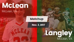 Matchup: McLean  vs. Langley  2017
