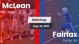 Matchup: McLean  vs. Fairfax  2018