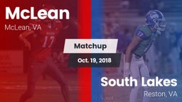 Matchup: McLean  vs. South Lakes  2018