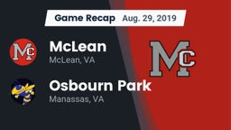 Recap: McLean  vs. Osbourn Park  2019