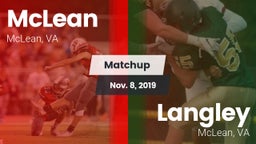 Matchup: McLean  vs. Langley  2019