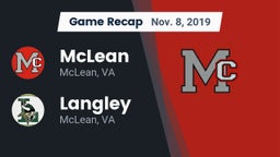 Recap: McLean  vs. Langley  2019
