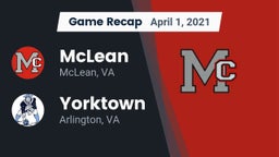 Recap: McLean  vs. Yorktown  2021