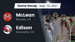 Recap: McLean  vs. Edison  2021