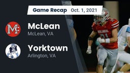 Recap: McLean  vs. Yorktown  2021