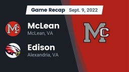 Recap: McLean  vs. Edison  2022