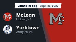 Recap: McLean  vs. Yorktown  2022