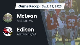 Recap: McLean  vs. Edison  2023