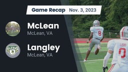 Recap: McLean  vs. Langley  2023