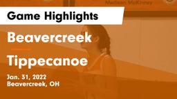 Beavercreek  vs Tippecanoe  Game Highlights - Jan. 31, 2022
