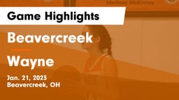Beavercreek  vs Wayne  Game Highlights - Jan. 21, 2023