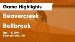 Beavercreek  vs Bellbrook  Game Highlights - Jan. 15, 2024