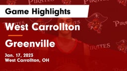 West Carrollton  vs Greenville  Game Highlights - Jan. 17, 2023