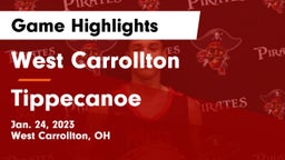 West Carrollton  vs Tippecanoe  Game Highlights - Jan. 24, 2023