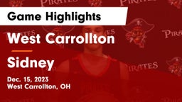 West Carrollton  vs Sidney  Game Highlights - Dec. 15, 2023