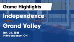 Independence  vs Grand Valley  Game Highlights - Jan. 20, 2023