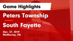 Peters Township  vs South Fayette  Game Highlights - Dec. 27, 2019