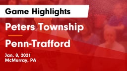 Peters Township  vs Penn-Trafford  Game Highlights - Jan. 8, 2021