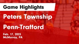 Peters Township  vs Penn-Trafford  Game Highlights - Feb. 17, 2023