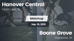 Matchup: Hanover Central vs. Boone Grove  2016