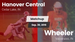 Matchup: Hanover Central vs. Wheeler  2016